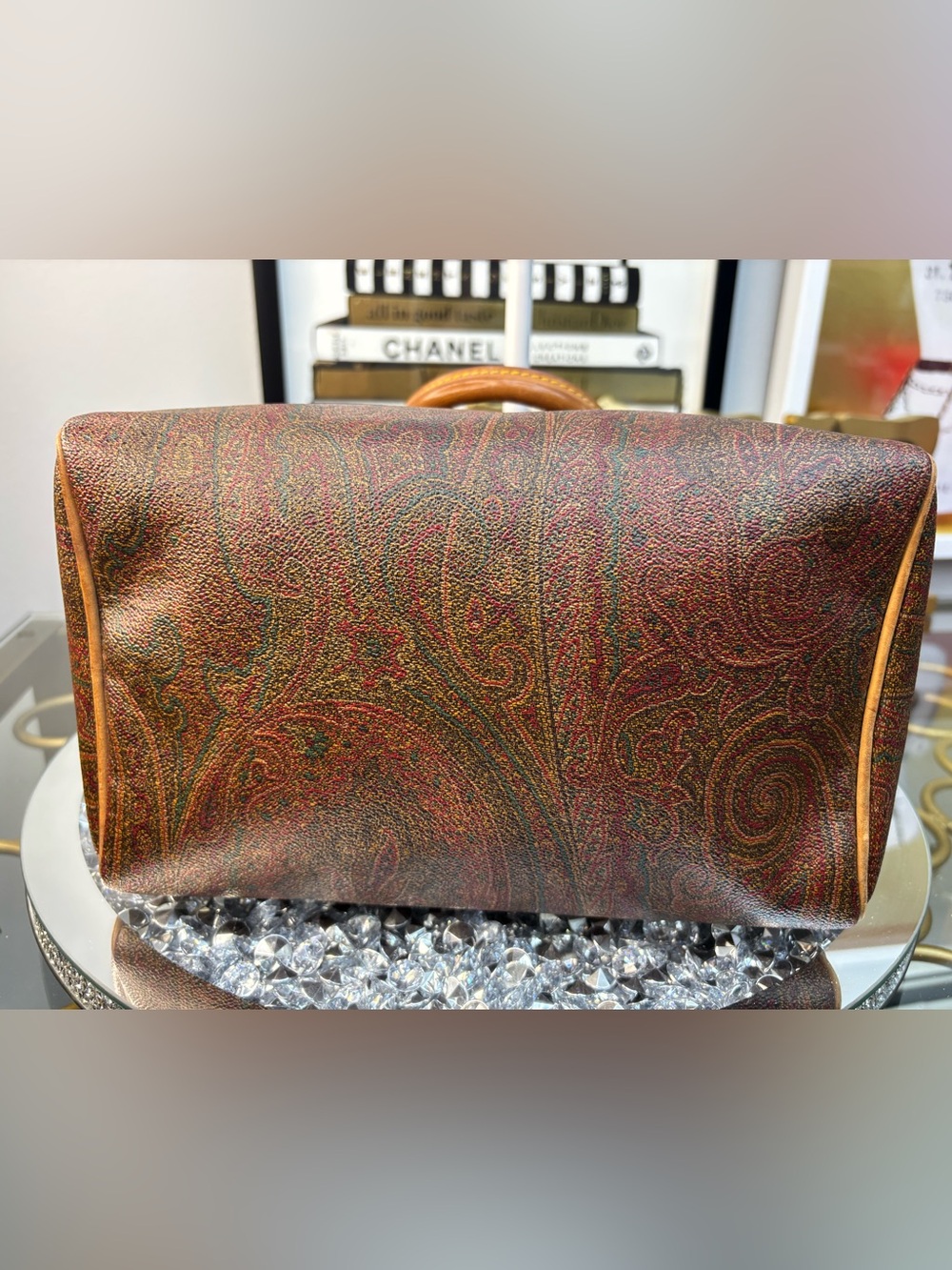 Etro vintage Paisley Boston bag EUC - Picture 9 of 13